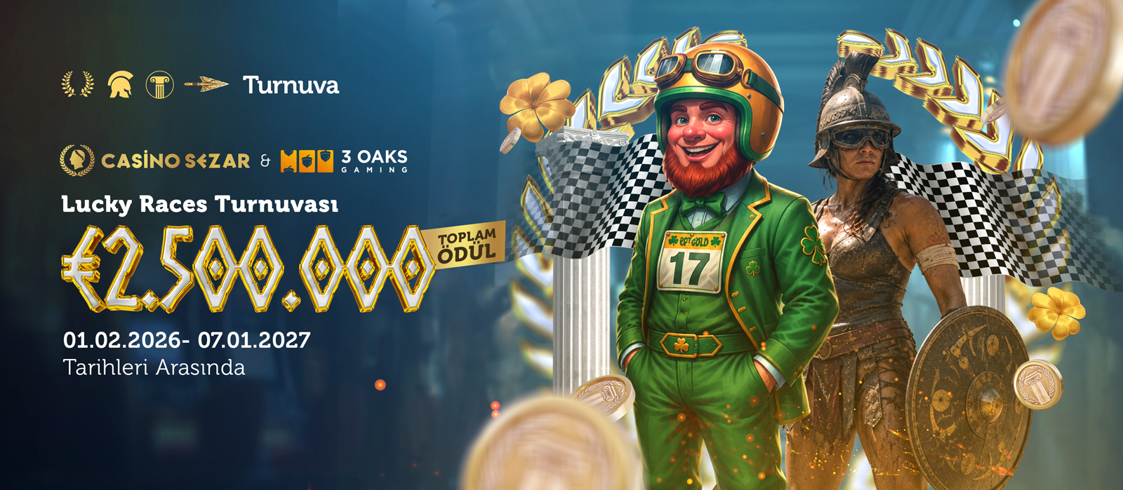 3Oaks   - Lucky Races Turnuvası